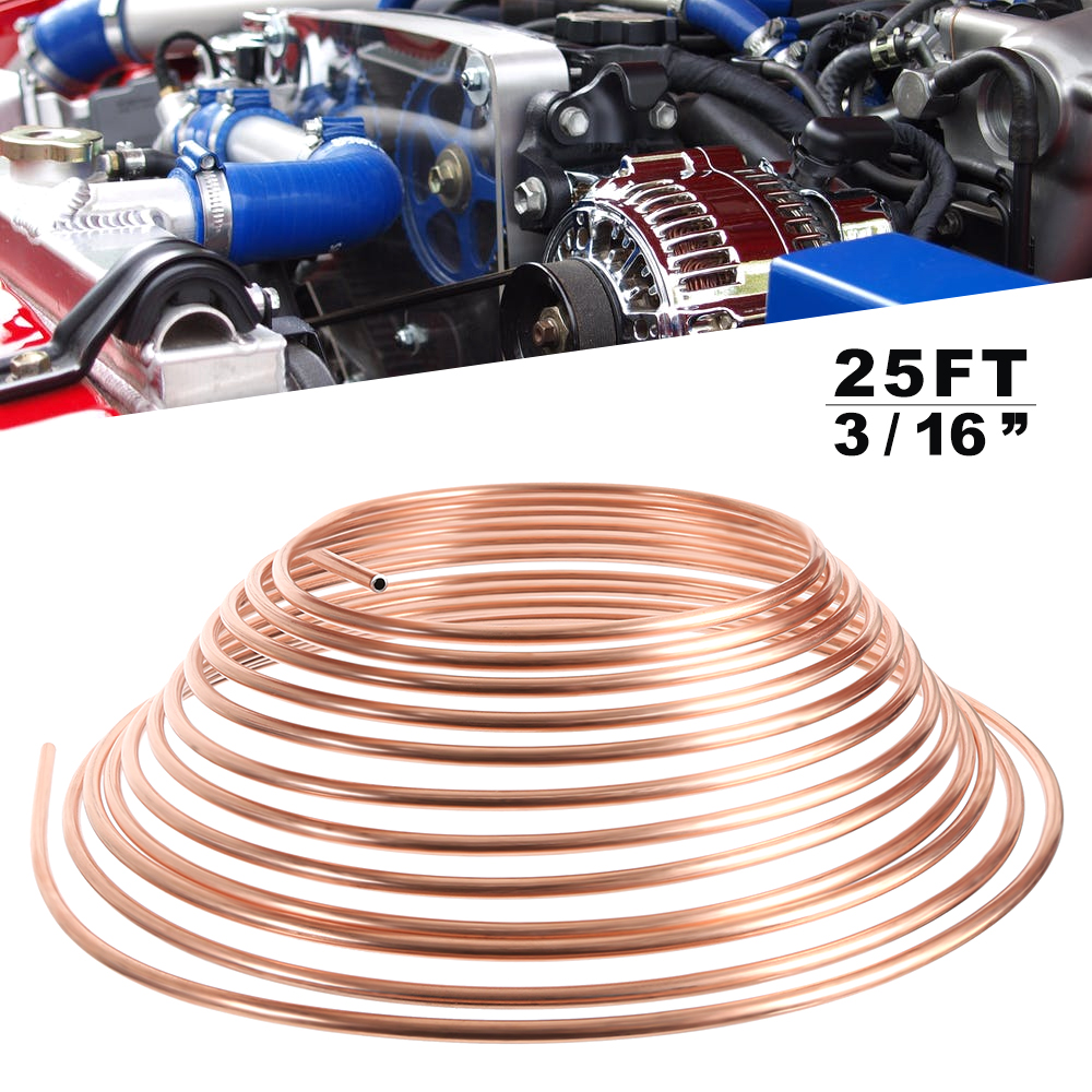 Automobile Copper Brake Line Blasting Strength High Vibration Fatigue Limit High Professional Auto Parts