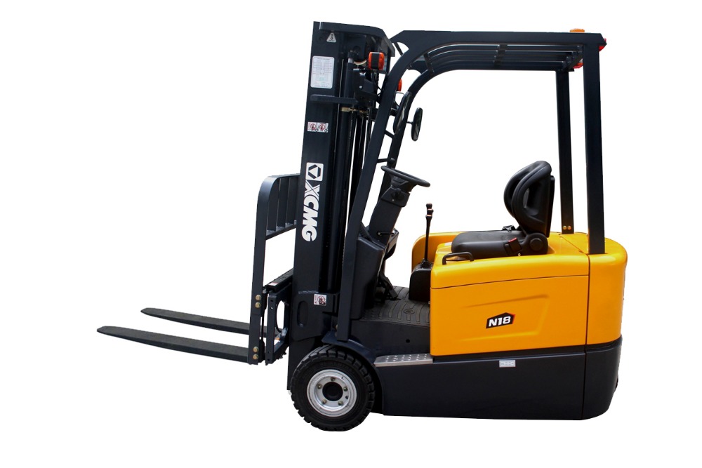 XCMG new 1.6 ton 3wheel electric forklift truck