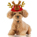 Funny Xmas Hat Pet Dog Cat Christmas Headwear Christmas Elk Reindeer Antlers headband Hat Apparel Adjustable Snowman Cap