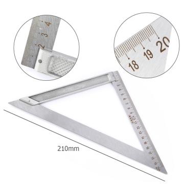 Metal Steel Engineers Try Square Set Woodworking Wood Measuring Drawing Tool Right Angle Ruler 90 Degrees Measurement Instrument