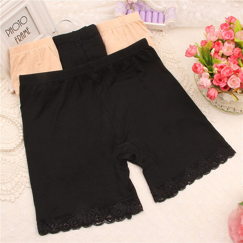 New Sexy Women Hot Sale Lace Trousers Underwear 3 Colors 2 Sizes Safety Short Pants