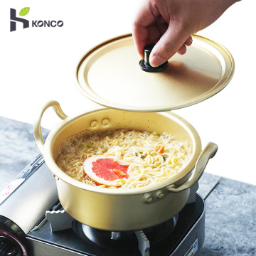 Konco Korean Style Soup Stock Pots Instant Noodle Porridge Pot Kitchenware Cooking Hot Pot Cooker Kitchen Gas Cookware Pot