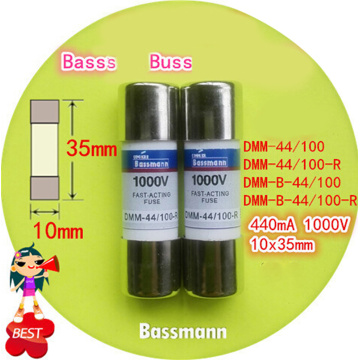 Multimeter fuse tube 440mA 1000V DMM-B-44/100-R 10x35 BASS for BUSS Household electrical equipment safety accessories