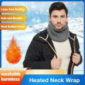 Heated Neck Wrap Winter Oudoor Electric Heating Neck Wrap Knited Warm Keep Neck Warmer Men Women Heating Scarf