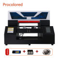Procolored Full Automatic A4 UV Printer With Touch Screen for Bottle PVC Phone Case T Shirt Acrylic Metal DTG Flatbed Printing