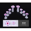 New 8pcs Soft Silicone Toe Separator Foot Finger Divider Form Manicure Pedicure Care Nail Art Tool Flower Holder Accessory TSLM1