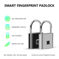 Fingerprint Padlock USB Rechargeable For Door Luggage Case Bag Lock Anti-Theft Security Keyless Smart Fingerprint Lock
