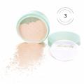 By Brand nandaTranslucent Pressed Powder with Puff Smooth Face Makeup Foundation Waterproof Loose Skin Finish Setting Powder
