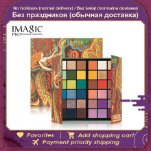 IMAGIC Eyeshadow 36 Colors Egypt Eyeshadow Palette Holographic Shiny Matte Glitter Pigment Eye Shadow Pallete
