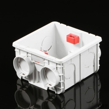 Drop Ship&Wholesale 86-Type PVC Junction Box Wall Mount Cassette For Switch Socket Base August 5