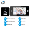 Saful 4.3 Inch LCD Color Screen 3000mAh Smart Door Camera Motion Detect Video Recording Door Peephole Viewer Camera Video-eye