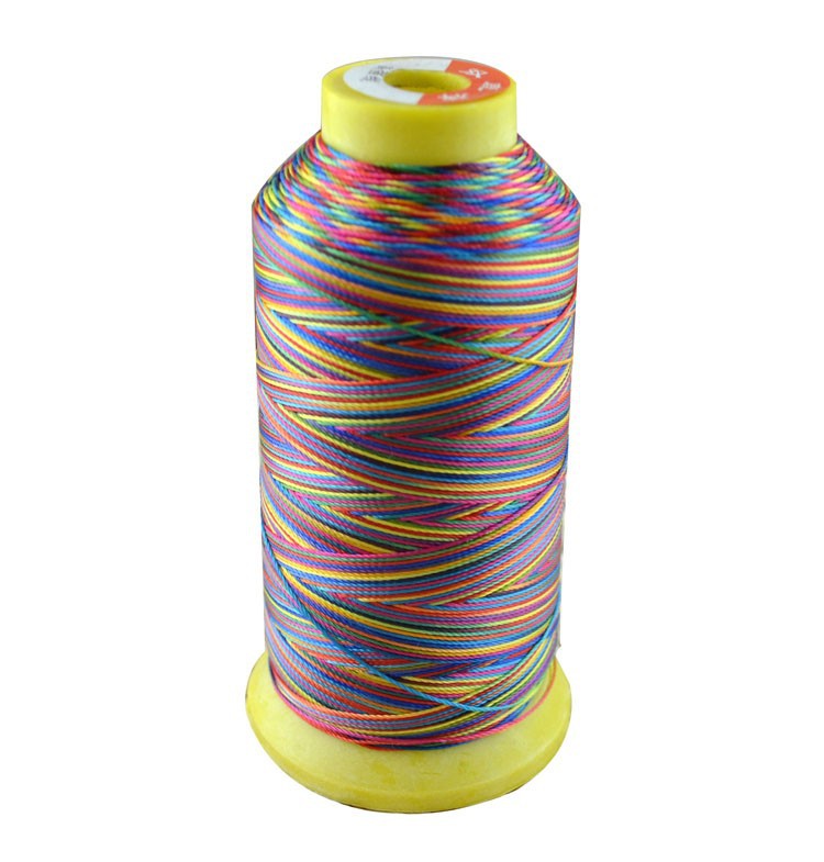 High Tenacity Nylon Thread Multicolor Machine Sewing Thread Embroidery Industrial Thread For Fabric DIY Accessory Free Shipping