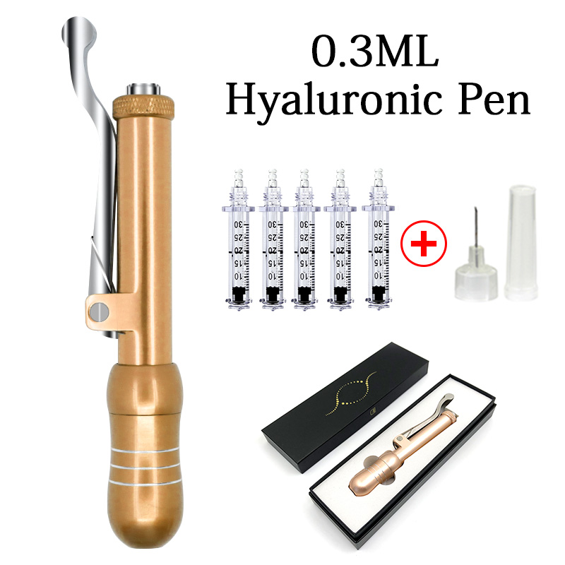 0.3ml lip dermal filler injector Anti-wrinkle meso acid atomizer gun hyaluronic injection pen no needle lip injection gun