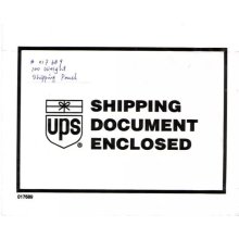 UPS Shipping document envelope