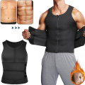 Men Waist Trainer Sauna Suit Sweat Vest Neoprene Body Shaper Abs Abdomen Slim Shapewear Compression Shirt Weight Loss Corset Top