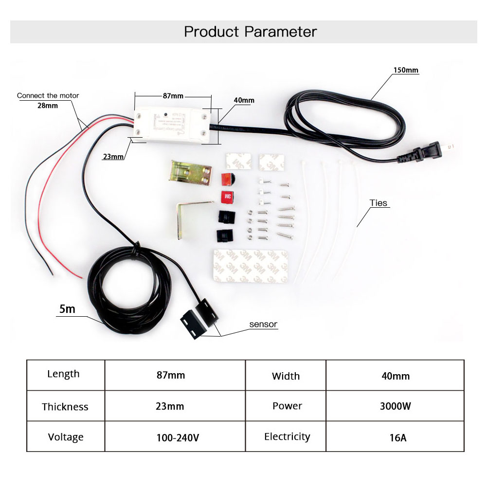 WiFi Smart Garage Door Smart Life APP Remote Control Open Close Monitor Compatible With Alexa Echo Google Home No Hub Require