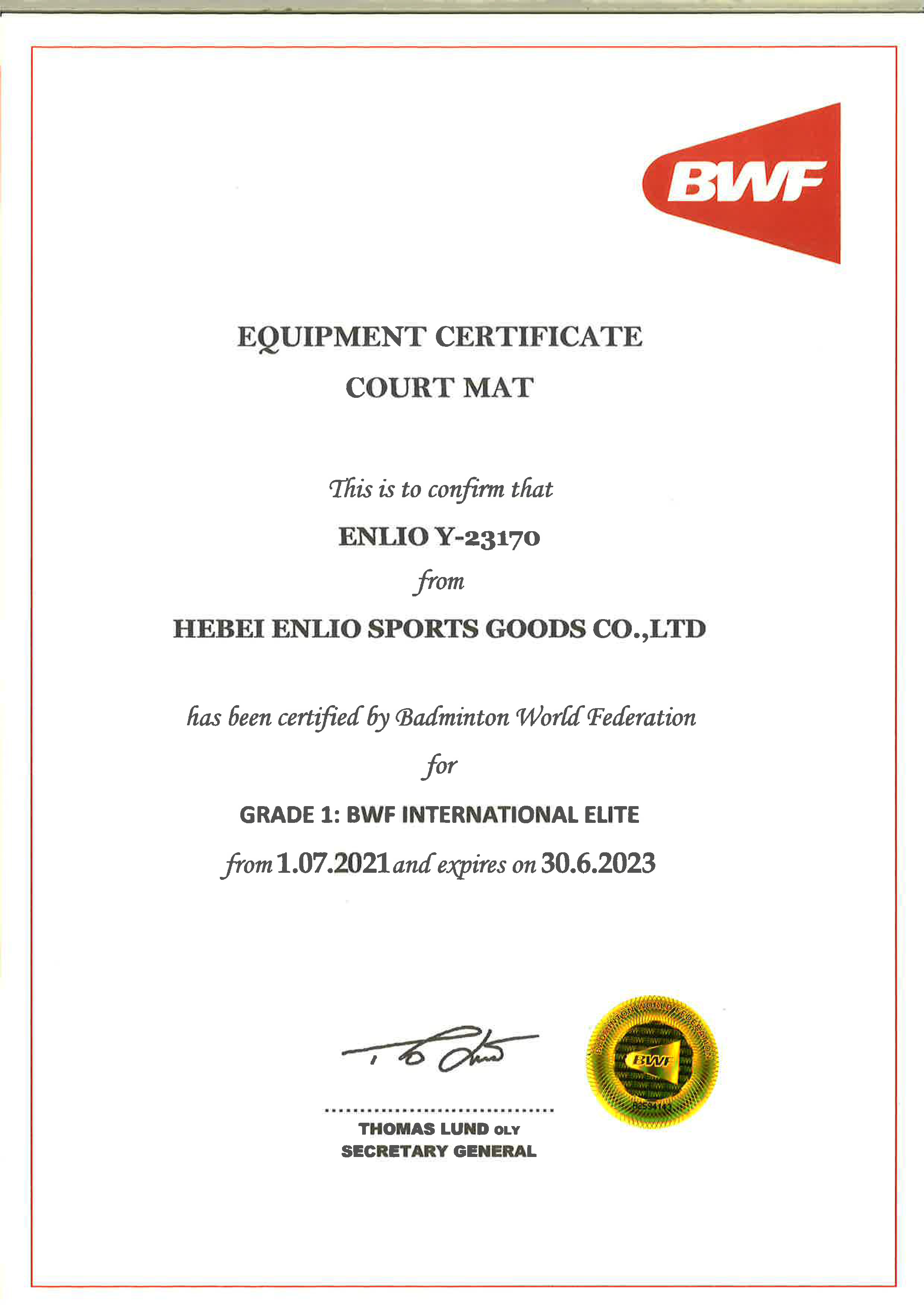 Hebei Enlio Y23170