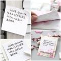 Fresh Cherry Sakura Natural Memo Pad Sticky Notes Shopping Check List School Supply Label