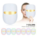 LED Spectrum Beauty Mask Home Colorful Photon Facial Rejuvenation Mask Apparatus Whitening Import Mask USB Charging