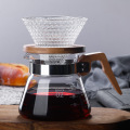 Strawberry Glass Coffee Dripper V Shape Coffee Funnel Filtering Cup Set for Coffee Filter