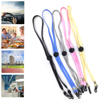 DIY Apparel Mask Lanyards With Clips Neck Straps Glasses Rope Anti-lost Protect With Hook Sewing Ears Face Anti-drop Mask Rope