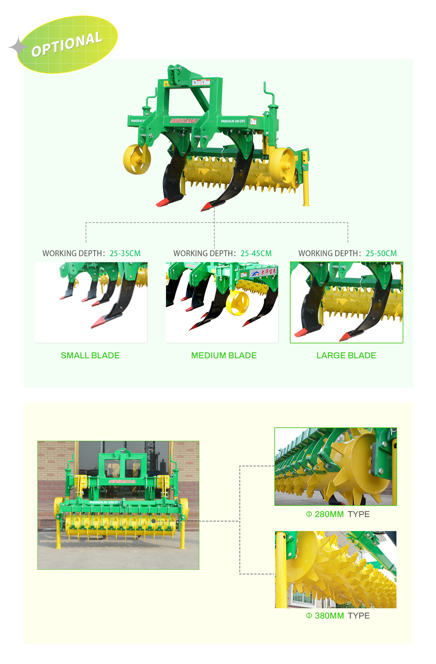 Household deep loosening machine