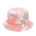 Wholesale Ins Tie Dye Summer Bucket Hat for Women Men Fashion Reversible Bob Ladies Panama Skateboard Sun Fisherman Hat