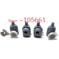 4X 25MM BOTTOM SHOWER DOOR SINGLE WHEELS ROLLERS RUNNERS PULLEYS PARTIALITY