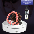 3 Speeds Electric Rotating Display Stand 360 Degree Turntable Jewelry Holder Battery Electric Rotating Jewelry Display Stand