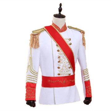 European Court Dress Costumes Guard Officers Marshal Emperor Uniform Stage Drama Show Honor Guards For Film Show Cosplay