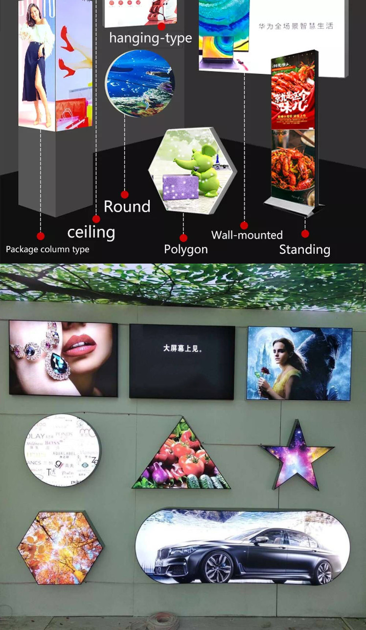 Round light box