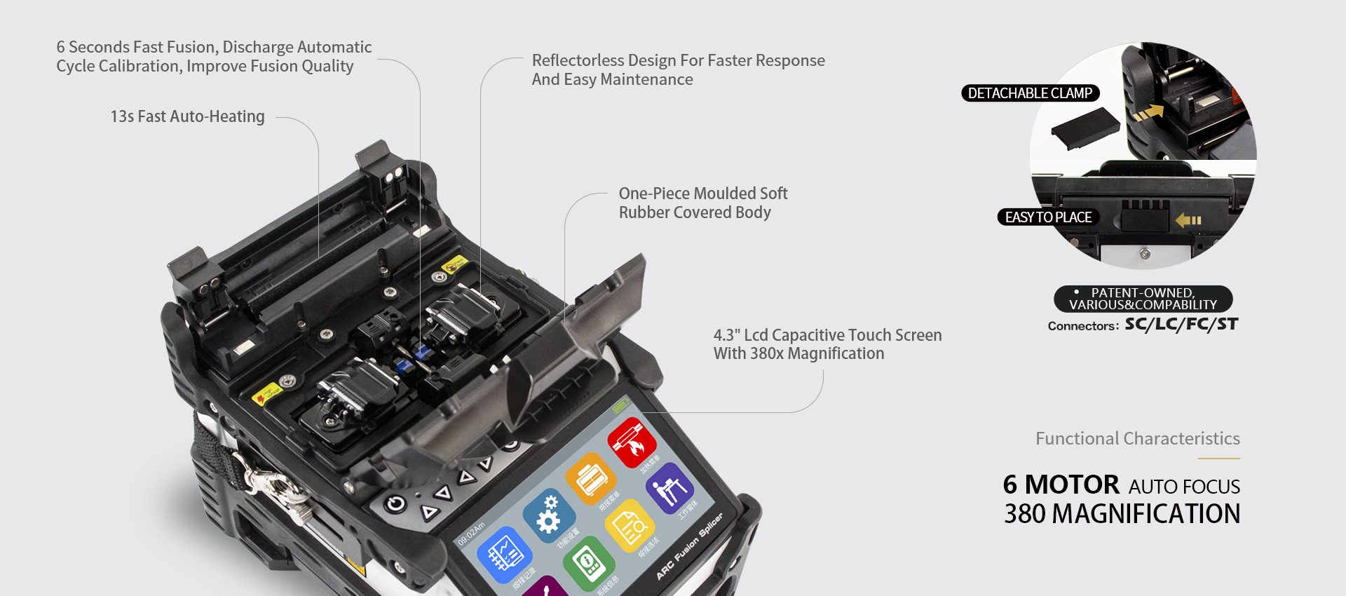 SD-9 splicer function detail introduction
