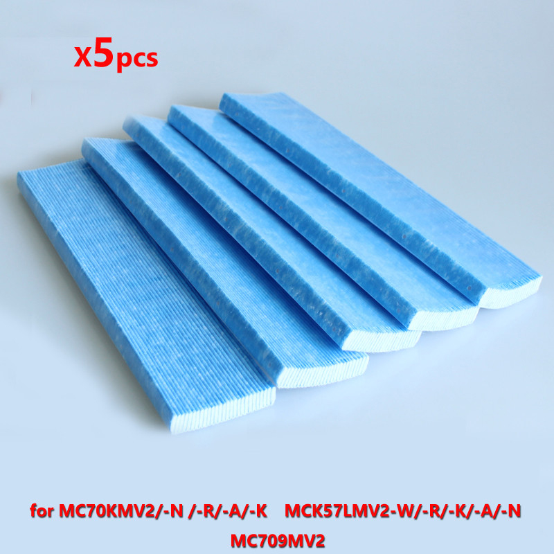 5 Pcs Air Purifier Filter For DAIKIN Purifiers KAC017A4 KAC017A4E MC70KMV2 Parts