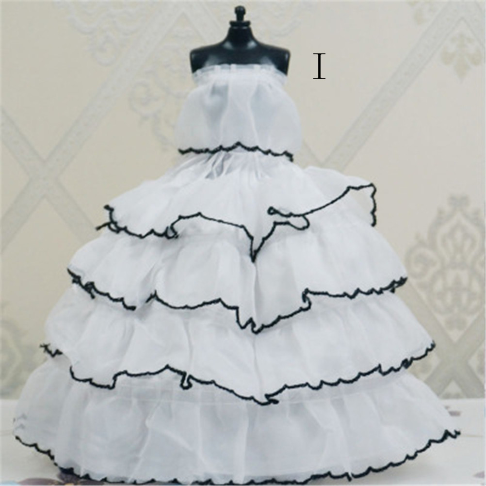 Multi Styles Evening Dress For Doll Wedding Dress Furniture For Dolls Puppet Clothes For Dolls Accessories