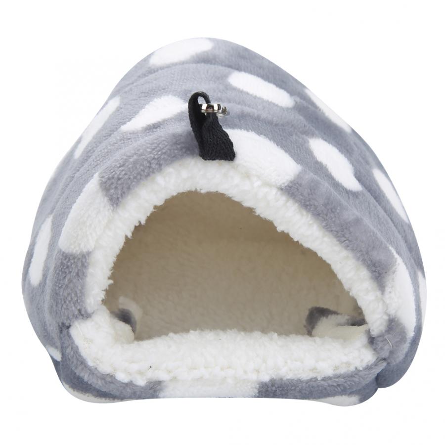 Pet Hamster Hammock Cage Flannel Shu Velveteen Hamster Winter Warm Hammock Hanging Bed Accessory for Small Pets