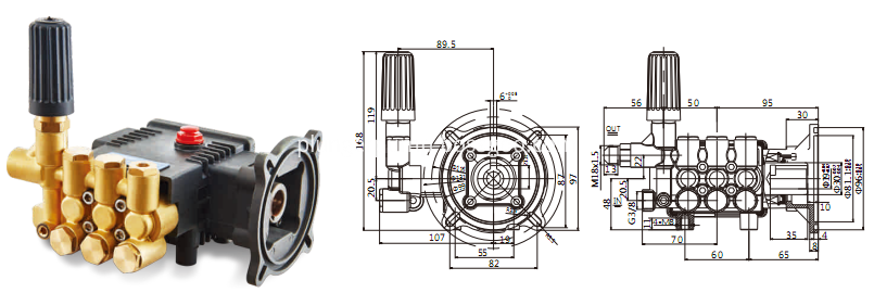 Industrial Reciprocating High Pressure Pumps Factory