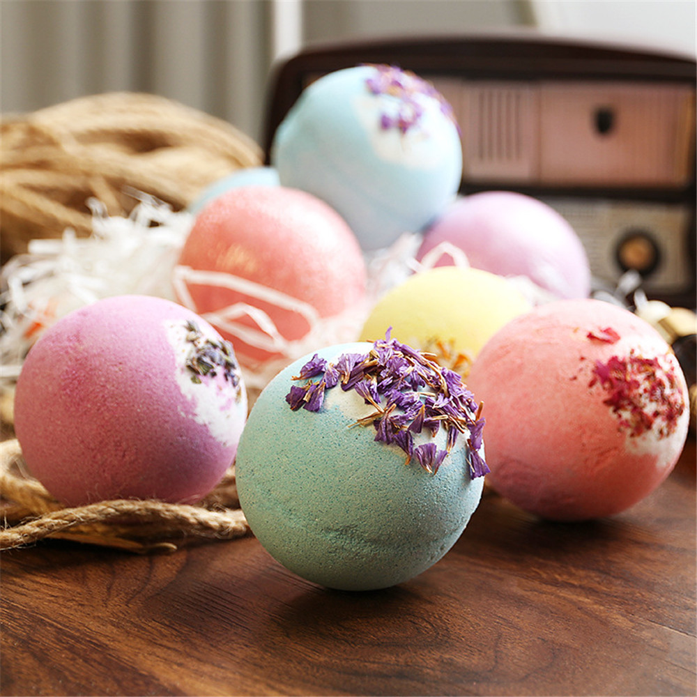 1PC Bathing Bombs Explosion Ball Deep Sea Bath Salt Body Essential Oil Bath Ball Natural Bubble Bath Bombs Ball Bathing Tools