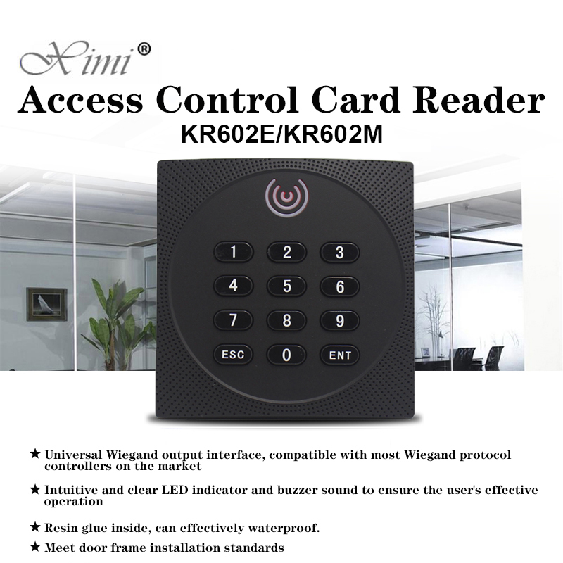 KR602 ID / IC card reader outdoor card waterproof access control card reader