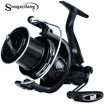 Sougayilang New Fishing Reel TK10000-12000 Max Drag 15kg Reel 4.1:1 High Speed Metal Spool Spinning Reel Saltwater Reel