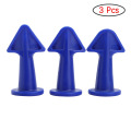 3pcs Nozzle Scraper Sealant Kit Applicator Finishing Tool Caulk Floor Cleaning Tile Dirt Spatula Caulk Nozzle Applicator Grout