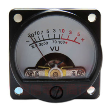 2pcs/lot Panel VU Meter Warm Back Light Recording Audio Level Amp