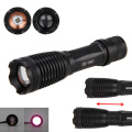 5W 940nm IR LED Tactical Hunting Light Zoomable lnfrared Radiation Flashlight 4 Night Vision Tool+20mm Rail Mount+18650+charger