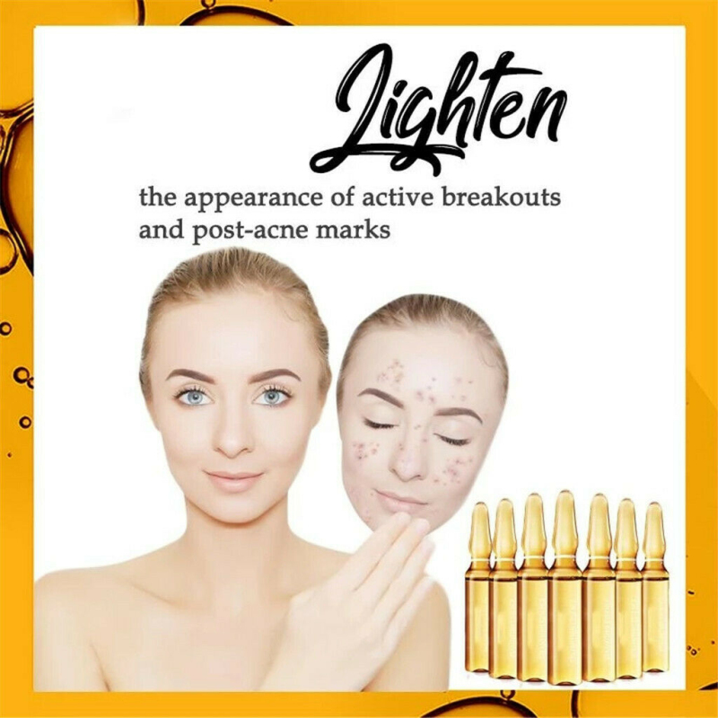 7Pcs 2ml Skin Care Dark Spot Corrective Ampoule Essence Set Collagen Anti Aging Wrinkle Fine Lines Serum Hydrating Smooth TSLM1