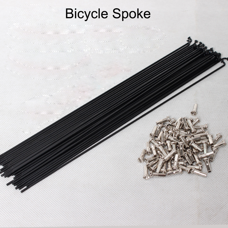 20pc Round Bicycle Spoke Rim Pillar Mtb Mountain Bike Spoke Rim Bicycle Parts 76mm-304mm Multiple 45#Stainless Steel Bike Spokes