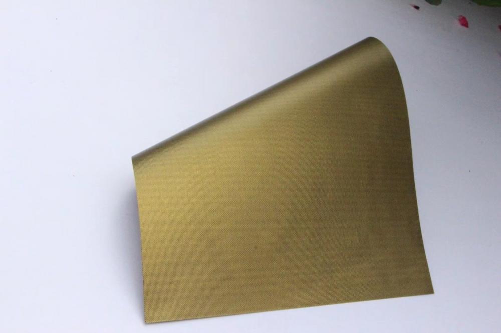 brown high temperature resistance PTFE coated fiber cloth