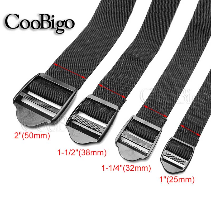 25-50 mm Polypropylene Webbing Strap Backpack Textile Band Hoverboard Straps Luggage Packing Cargo Tie Lash for Outdoor Camping