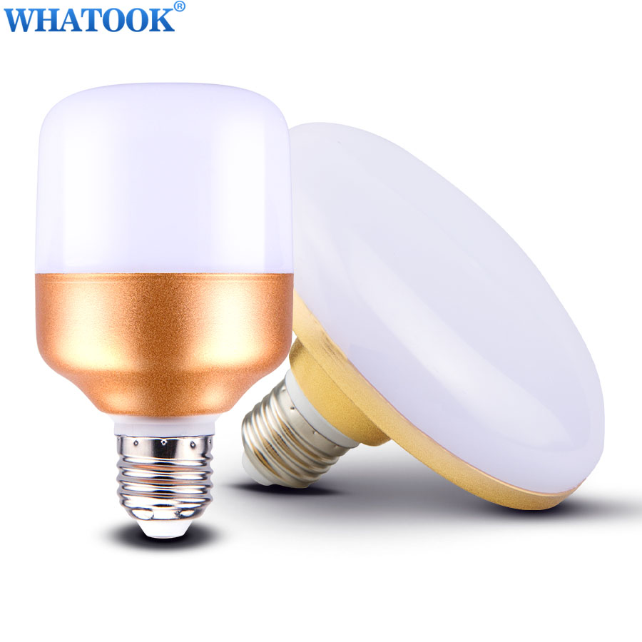 LED Light Bulb Lamp E27 15W 20W 30W 40W 50W 60W Tri-proof 5730 Bombilla Led UFO Lamp 220V Spotlight Lampada for Home Warm White