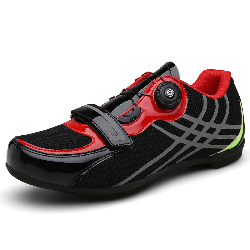 Men Breathable Cycling Shoes Outdoor Professional Trainers Racing Riding Bike Shoes Rubber Sole Bicycle Training Sneakers