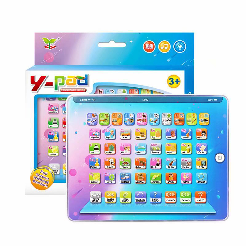 New Kids English Learning Machine Toys Children Smart Tablet Point-Reading Machine Touch Voice Early Educational Toys