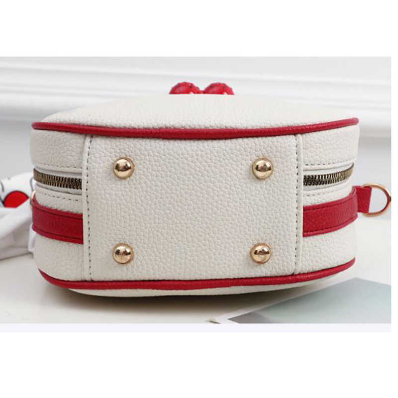 Mini Shoulder Bags Ladies Crossbody Bags Sweet Cute Small Handbags PU Leather Women Handbag With Cherry Female Messenger